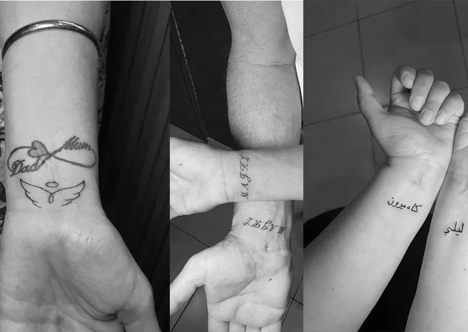 Fine line delicate tattoo example by Primitive Tattoo Bali - intricate single needle minimalist design Seminyak